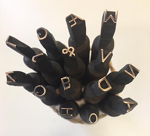 OOKBINDERS LETTERING TOOLS,